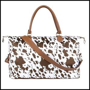 Large Weekender Duffle Travel Bag with Shoulder Strap Canvas Material